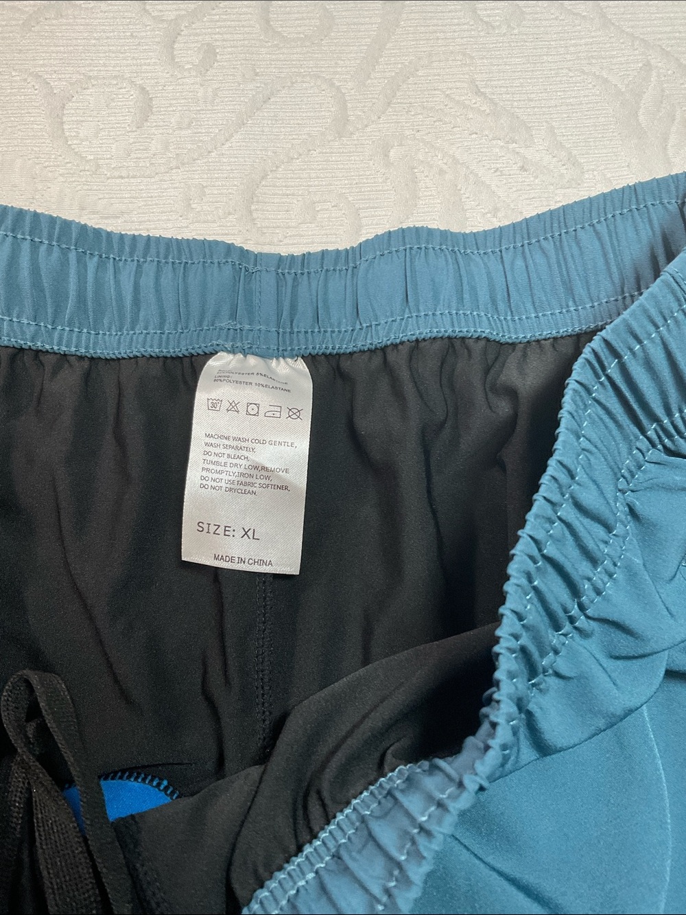 Men's Bikewa Cycling shorts with inner short and padding Teal Blue. XL - Picture 7 of 10
